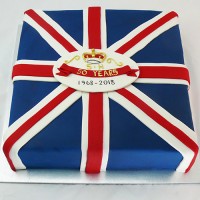 Countries - British Flag Cake